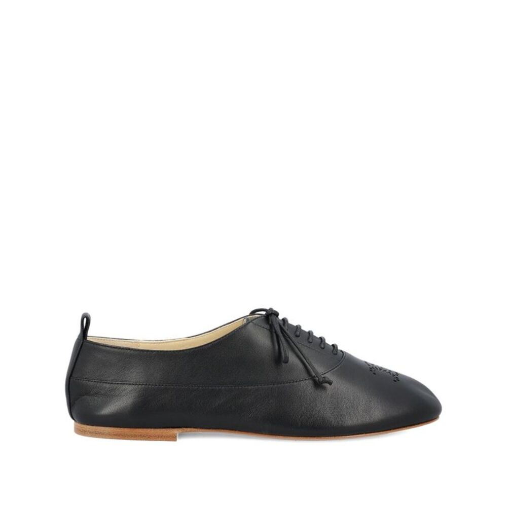 Celine Women Lise Leather Lace-Up Shoes - Picture 1 of 4